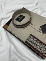 Creeper craft embroidery punjabi  Code- 211 light brown - Image 3