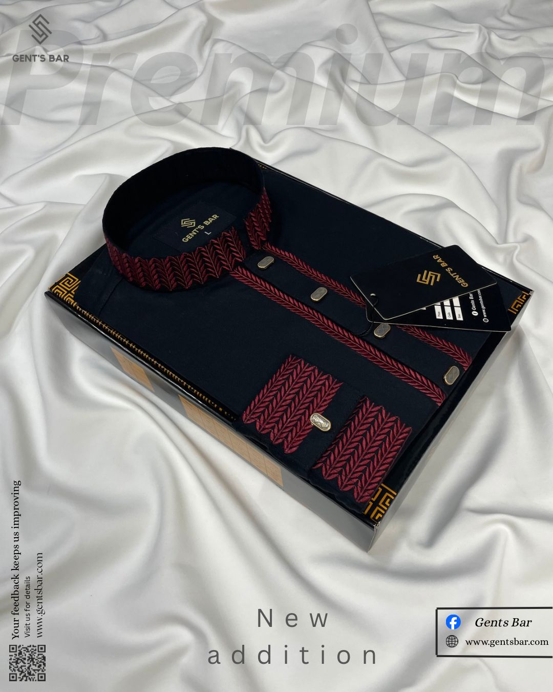 WhatsApp Image 2026-01-28 at 5.51.01 PM Oryza premium embroidery punjabi code-142 black - Image 1