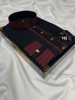 Oryza premium embroidery punjabi code-142 black - Image 2